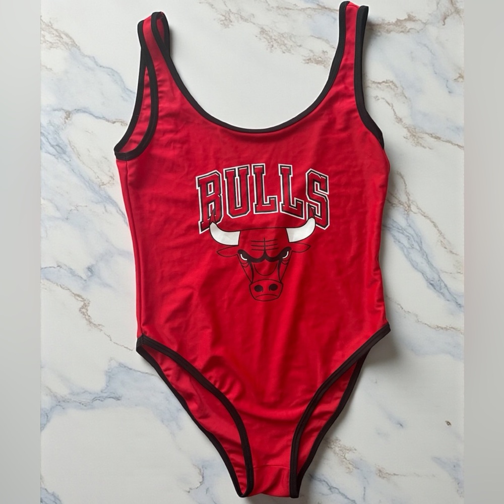 **SOLD***Chicago Bulls Top/Bathing Suit